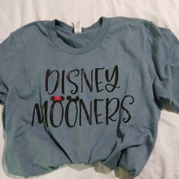 Canvas Size XS Disney Mooners Blue T-Shirt - Picture 1 of 6